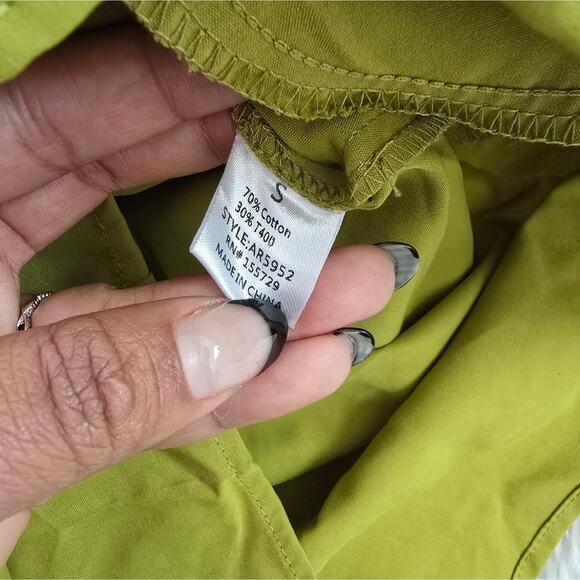AKIRA The Truth Chartreuse Ruched Utility Romper NWT Small - Picture 11 of 16